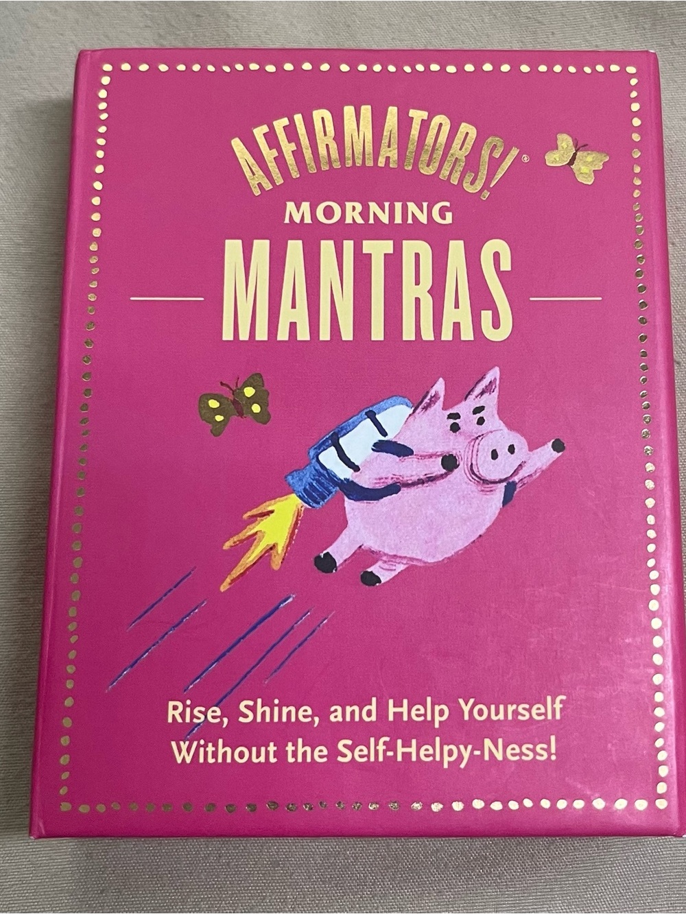 Affirmators! Morning Mantras Pink Daily Card Deck - NIB